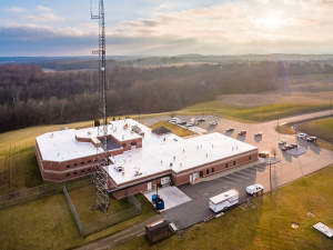 Government roofing project in Mount Vernon, Ohio — Duro-Last Overlay