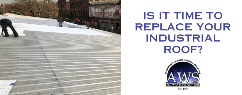 Is it time to replace your industrial roof? Blog Cover